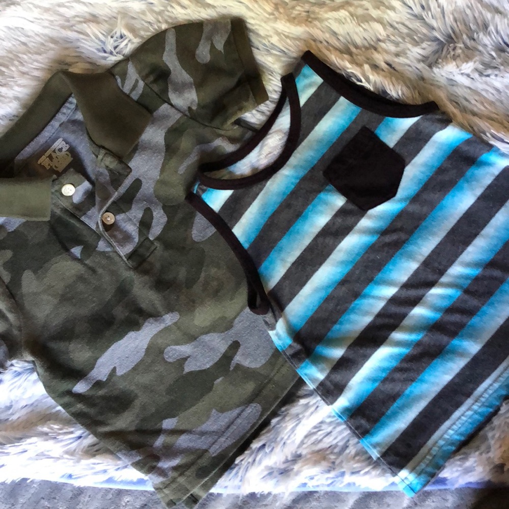 Camo shirt and tank bundle
